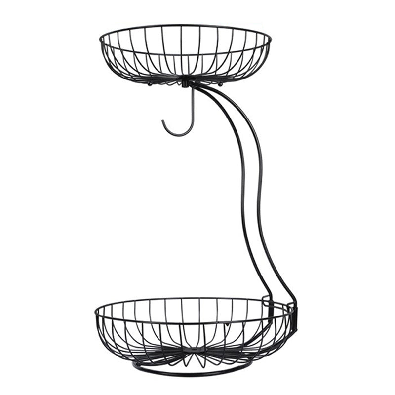 001-ZJGL-001 Nordic Double Layer Fruit Tray Snack Storage Basket (BPA Free, No FDA) 001-ZJGL-001 Nordic Double Layer Fruit Tray Snack Storage Basket (BPA Free, No FDA)